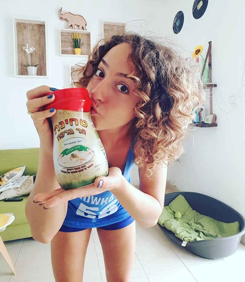 Hadas Mishli Weisflener in the studio